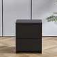 Velador Cajon Doble Minimal Oscuro - Miniatura 5