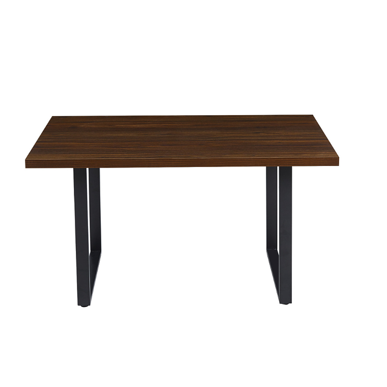 Mesa rectangular Industrial 140x90 cm madera oscura 3