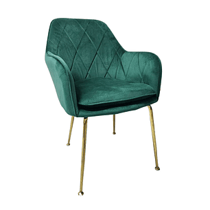 Silla Sitial Butaca Diamond Gold