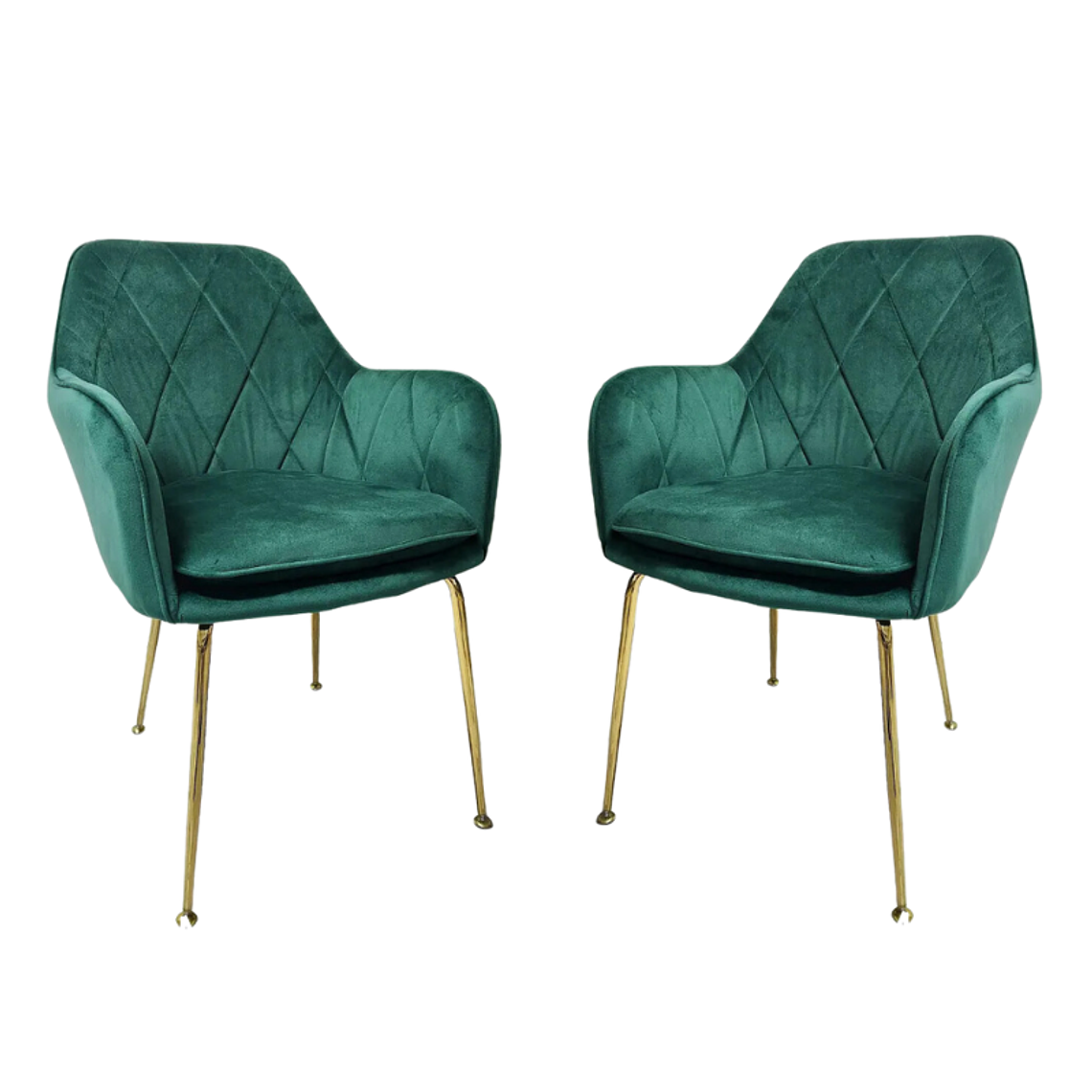 Pack 2 Sillas Sitial Butacas Diamond Gold 9