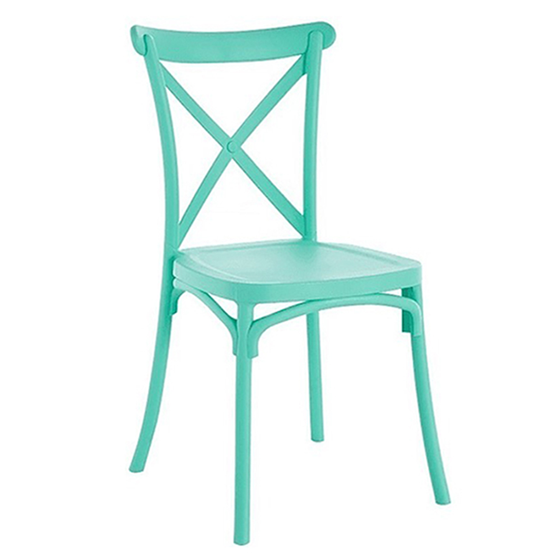 Comedor Danubio rectangular vidrio 140x80 cm con 6 Sillas Danubio 4