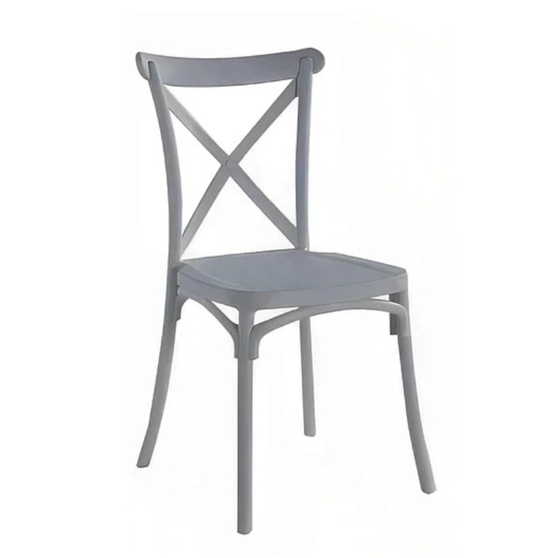 Comedor Turín redondo vidrio 100 cm con 4 Sillas Danubio  3