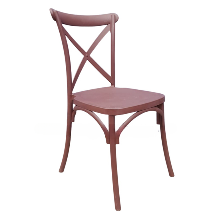 Comedor Marsella redondo blanco 80 cm con 4 Sillas Danubio 8