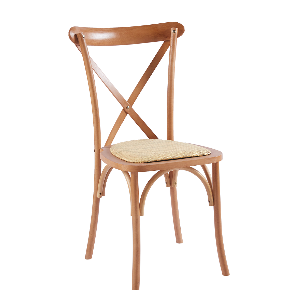 Comedor Kassel rectangular 140x90cm con 4 Silla Danubio madera rattan 8