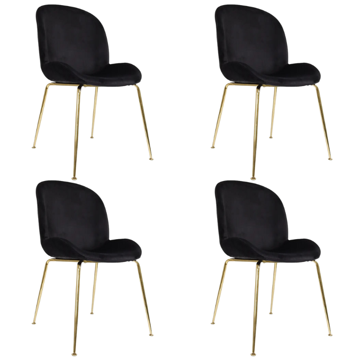 Pack 4 Sillas Sena Velvet 5