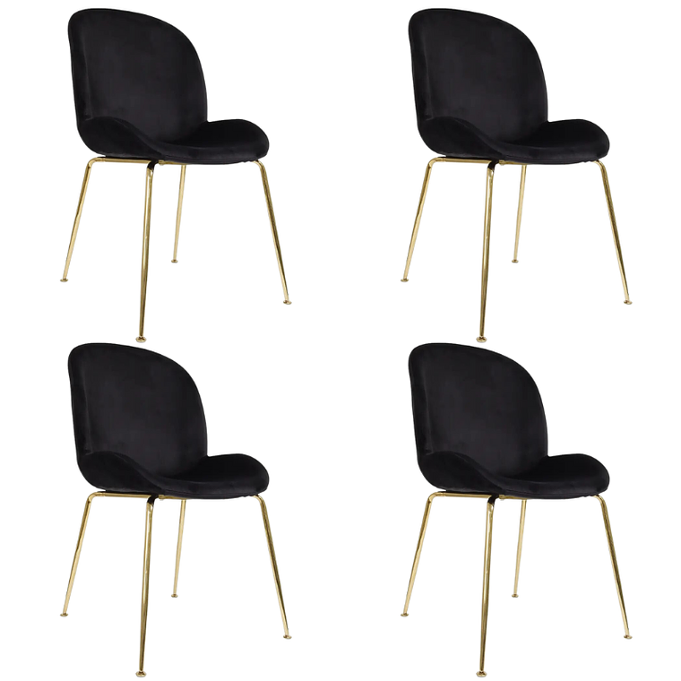 Pack 4 Sillas Sena Velvet 5