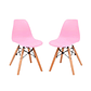Juego de Mesa eames kids 60 cm + 2 sillas eames kids - Miniatura 5