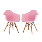 Juego de Mesa eames kids 60 cm + 2 butacas eames kids - Miniatura 2