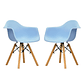Juego de Mesa eames kids 60 cm + 2 butacas eames kids - Miniatura 3