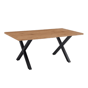 Mesa industrial Cross color Madera y Metal 140x90 cm