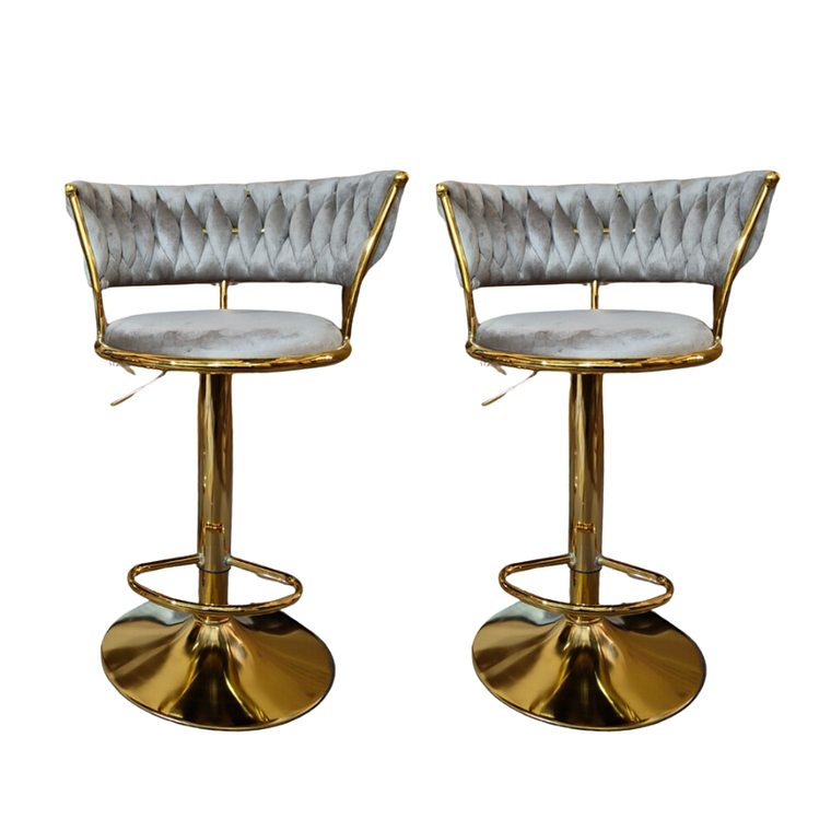 Pack 2 Taburetes Queen Monarch Gold 5