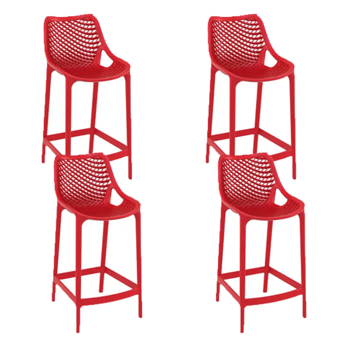 Pack 4 Taburetes de terraza Rostock 65 cm 7