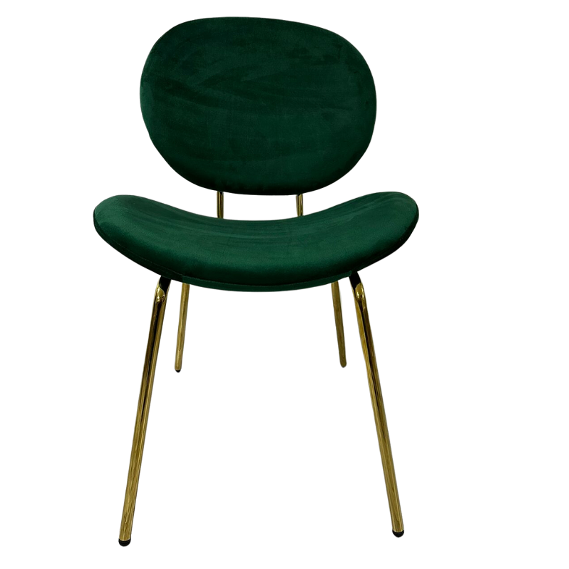 Comedor Ribe redondo vidrio 120 cm con 4 Sillas Ribe Gold 9