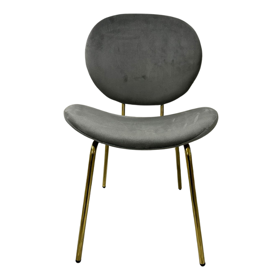 Comedor Boras rectangular vidrio 140x80 cm con 4 Sillas Ribe Gold 10