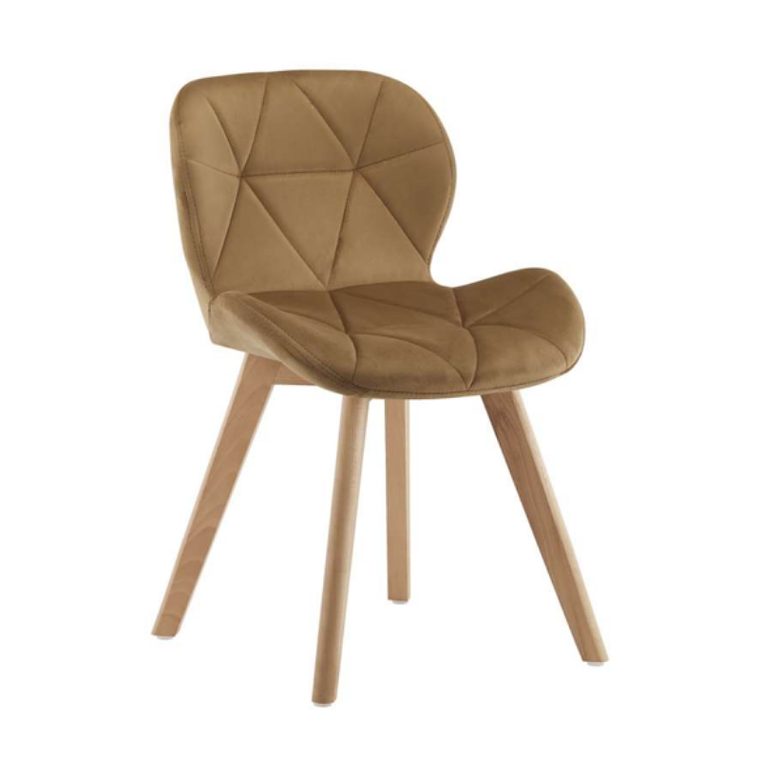 Silla Mariposa Rubik Wood Velvet 9