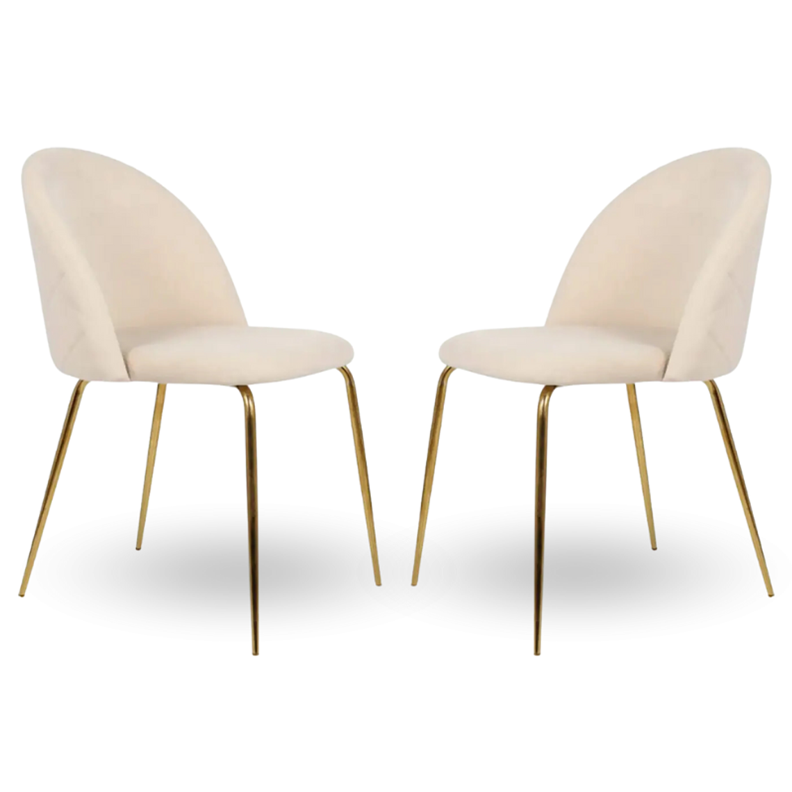 Pack 2 Sillas breda gold velvet 5