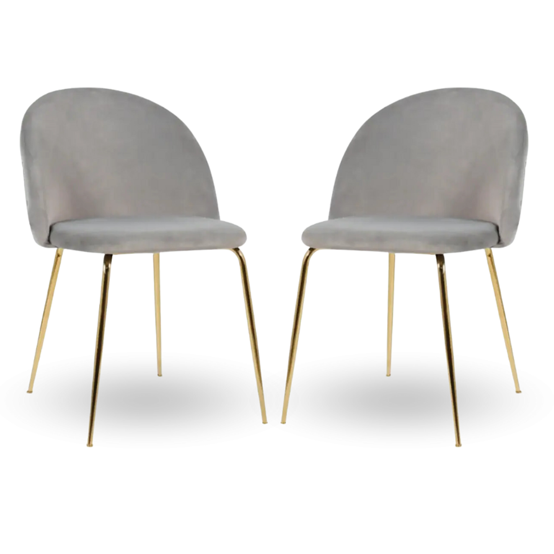 Pack 2 Sillas breda gold velvet 3