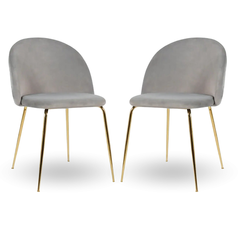 Pack 2 Sillas breda gold velvet 3