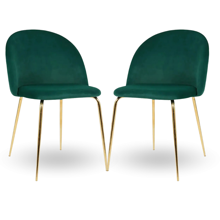 Pack 2 Sillas breda gold velvet 1