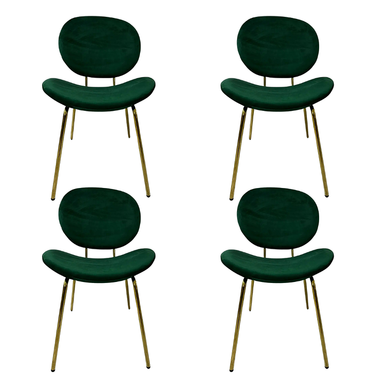 Pack Sillas Ribe Gold 5