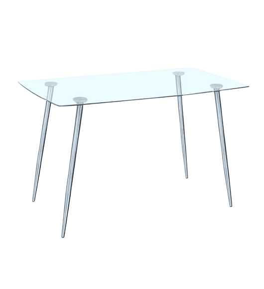 Mesa Rectangular Cromada vidrio 160x90 cm