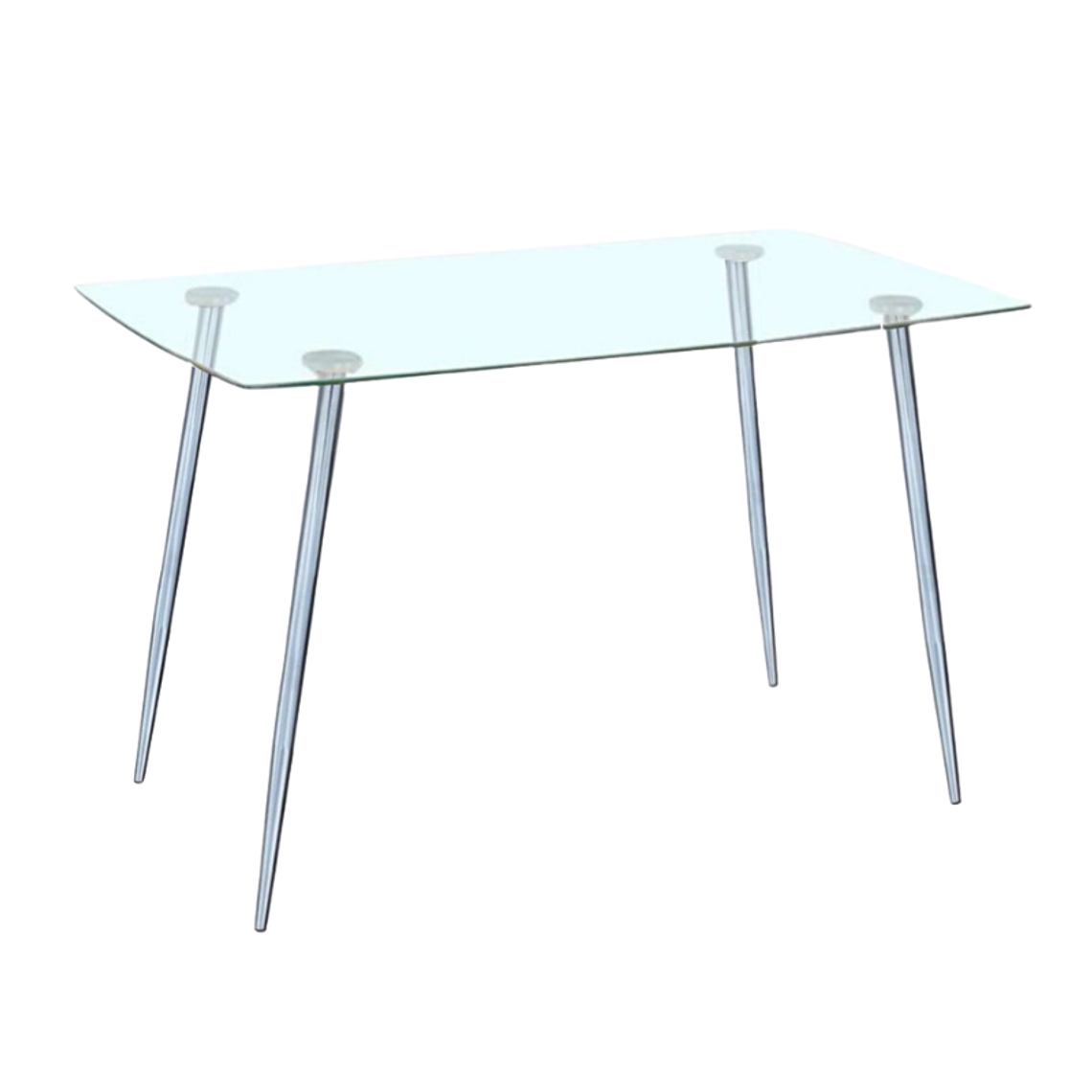 Mesa Rectangular Cromada vidrio 130x80 cm 1