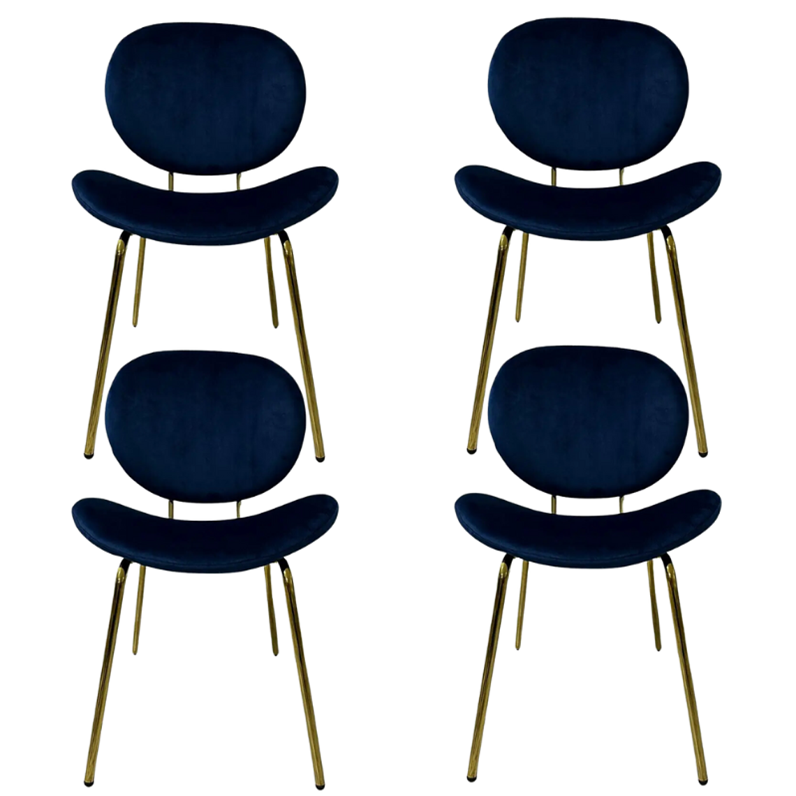 Pack Sillas Ribe Gold 7