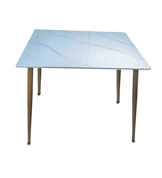 Mesa cuadrada Mármol blanca 80x80 cm