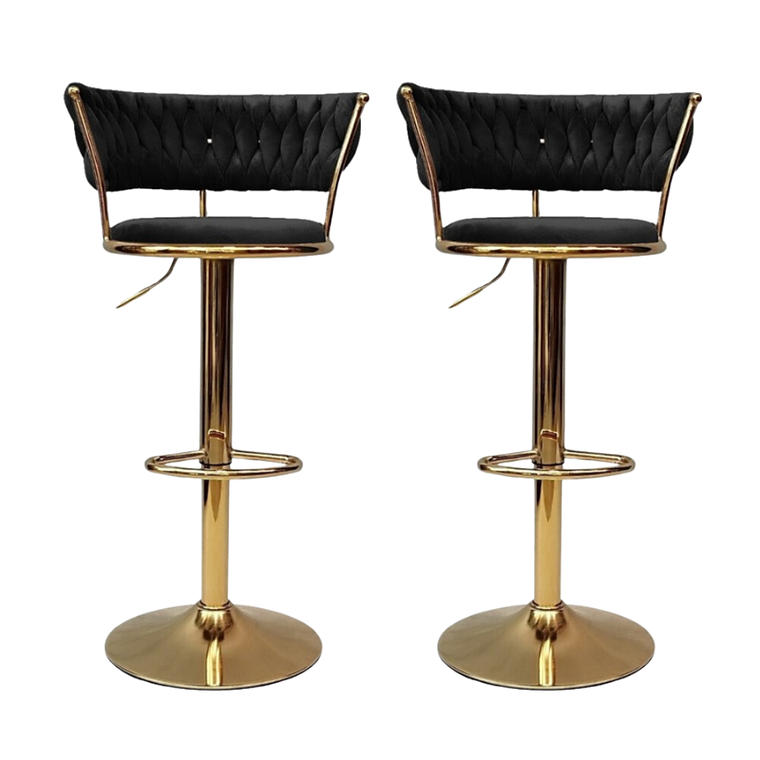 Pack 2 Taburetes Queen Monarch Gold 2