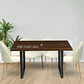 Comedor Bucarest 160x90 cm con 4 Sillas Breda Lino - Miniatura 3