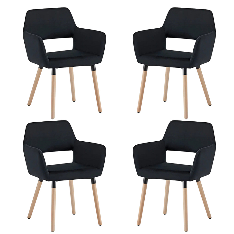 Pack 4 Sitiales Boston Velvet 2