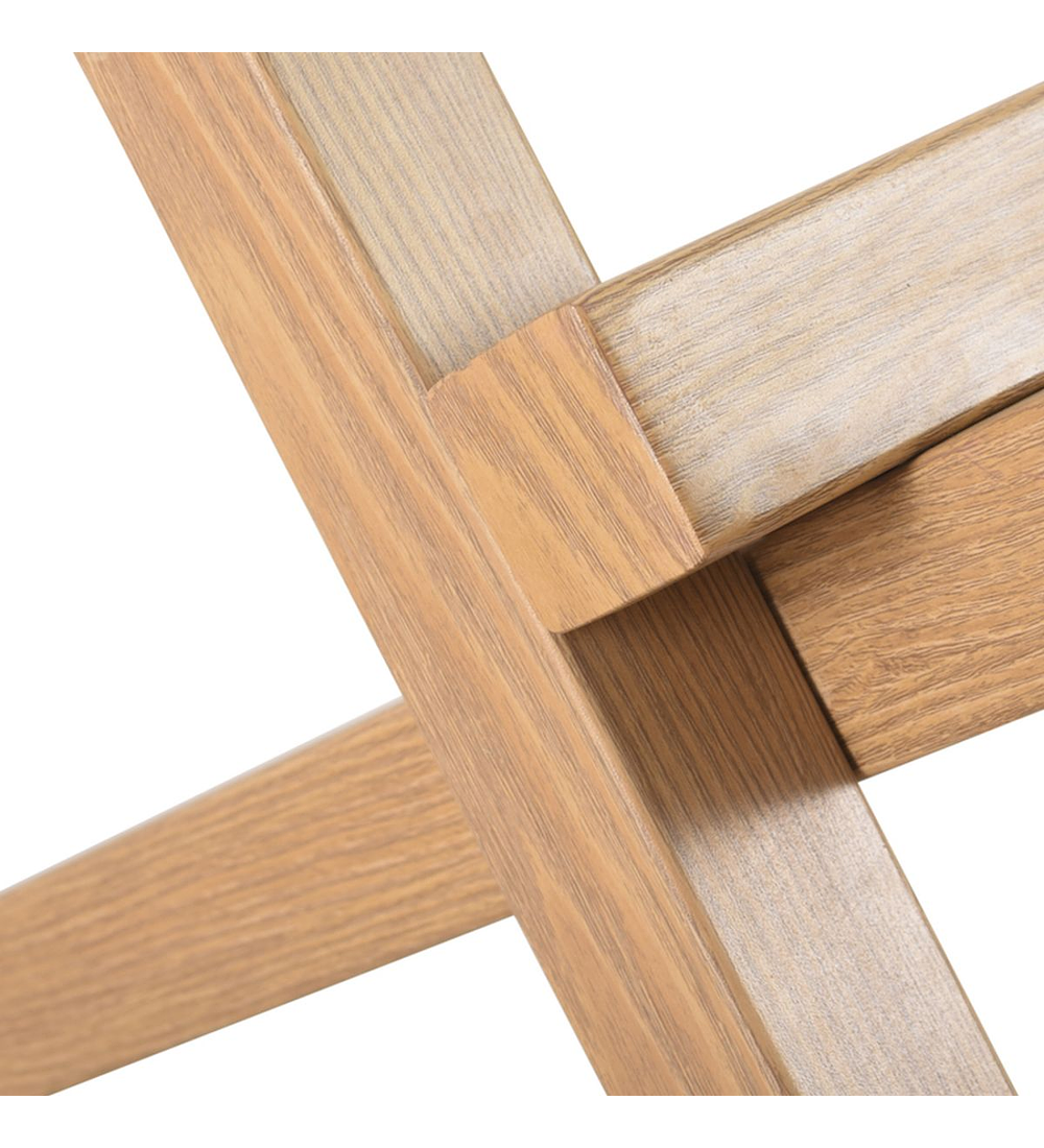 Comedor Chester rectangular vidrio 130x80 cm con 4 Sillas Recife