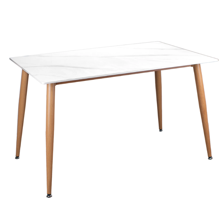 Comedor Mármol rectangular 140x80 cm con 6 Sillas Buckle Velvet 4