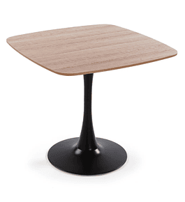 Mesa Tulip cuadrada madera 70x70 cm