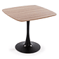 Mesa Tulip cuadrada madera 70x70 cm - Miniatura 1