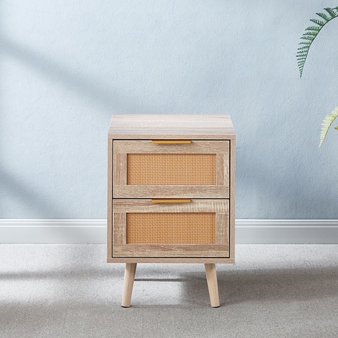 Pack de 2 Veladores Trap Mesh Walnut 4