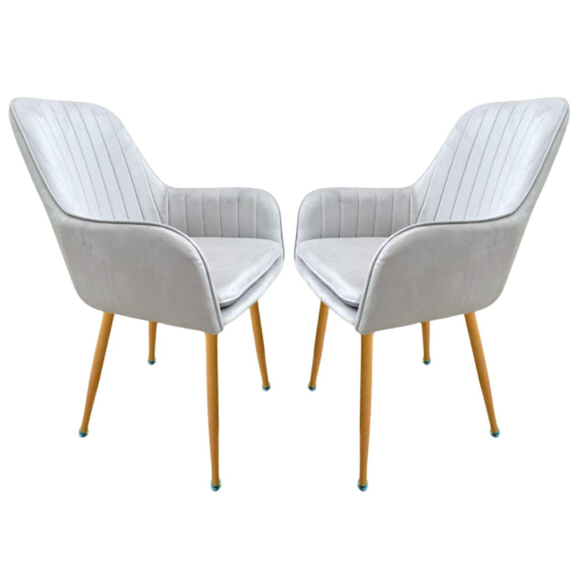 Pack 2 Sillas Sitial Butacas Diamond Pear Wood 1