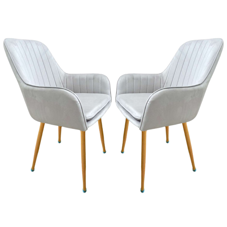 Pack 2 Sillas Sitial Butacas Diamond Pear Wood 1