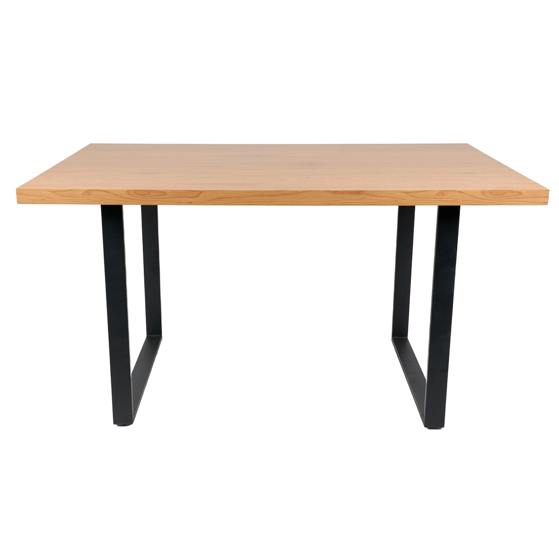 Mesa rectangular Industrial 140x90 cm madera clara 4