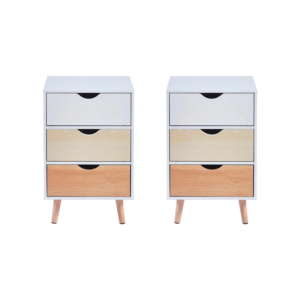 Pack de 2 Veladores Trío 3 niveles 1