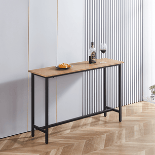 Mesa de Arrimo o Bar Alta Rustik 120 cm l Madera Clara