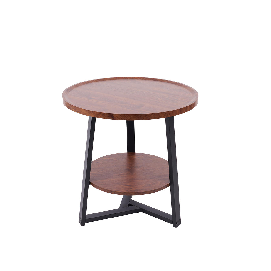 Mesa de centro trabajo y cafe - Madera Oscura Walnut 2
