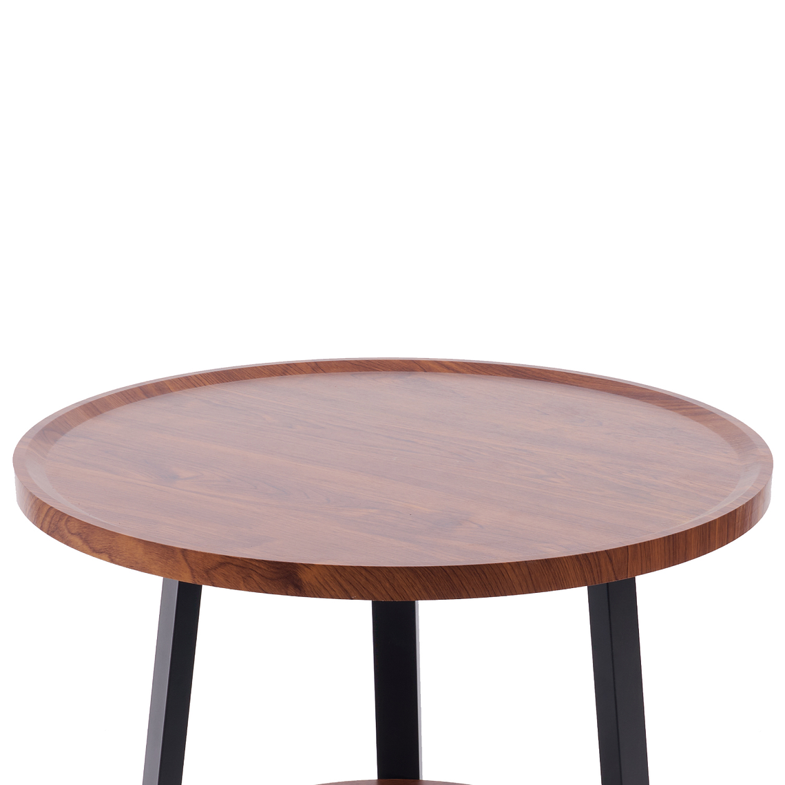 Mesa de centro trabajo y cafe - Madera Oscura Walnut 3