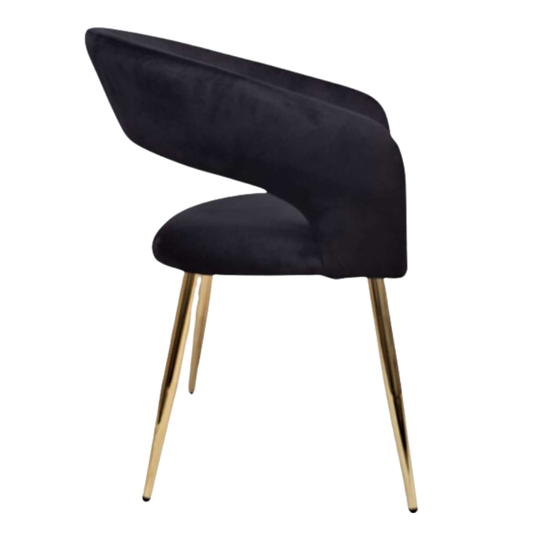 Comedor Lincoln Gold redondo mármol 100 cm con 4 Sitiales Siena Gold 8