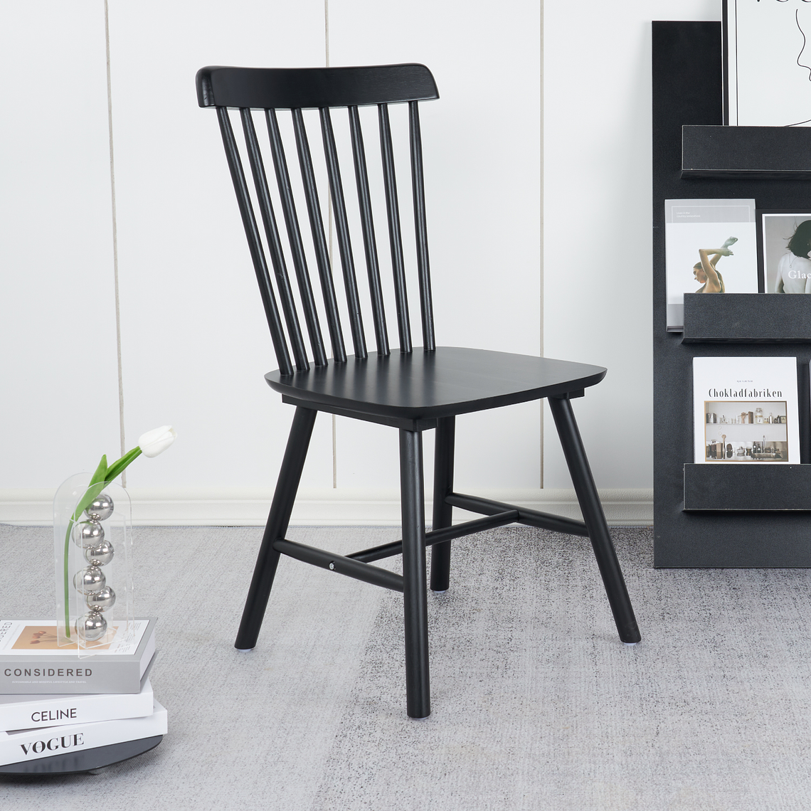 Silla Windsor Madera - Negra 1