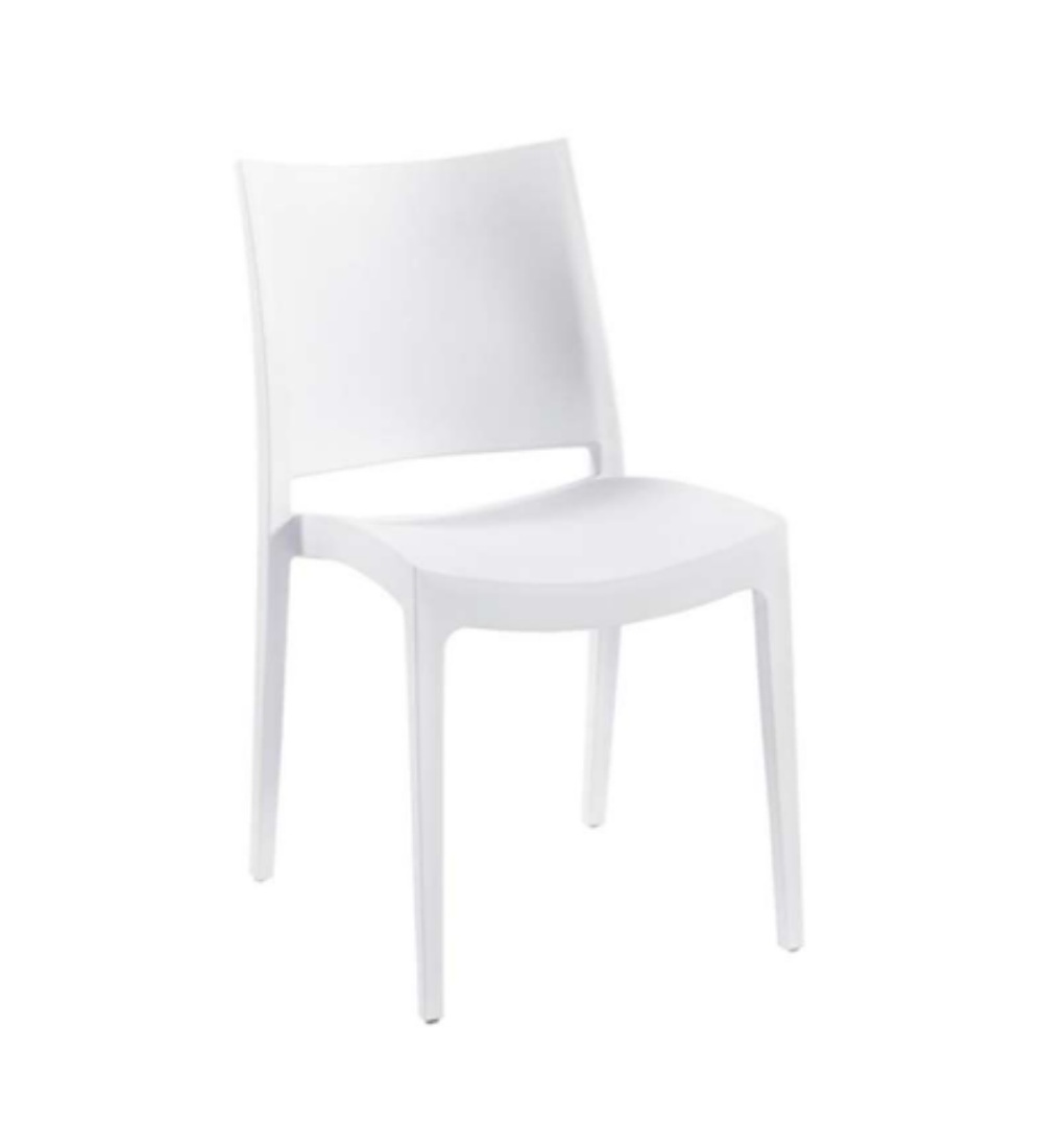 Pack 4 Sillas de terraza White