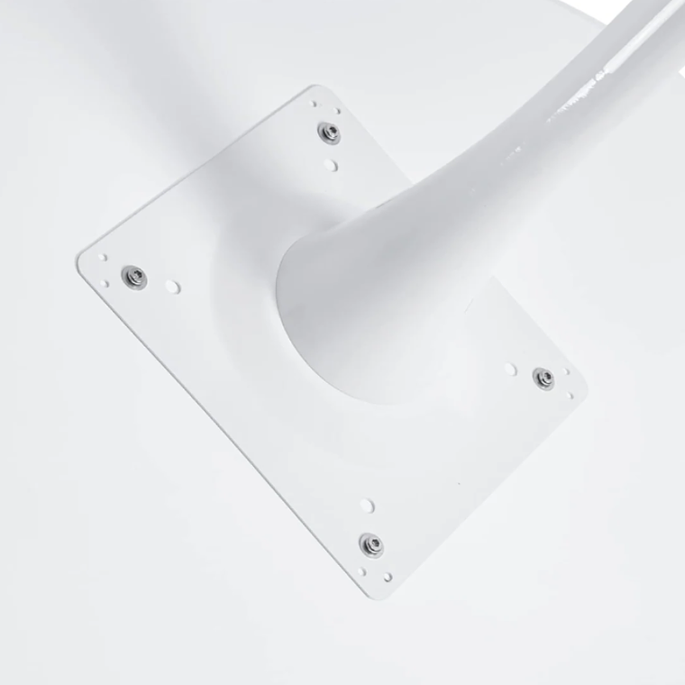 Comedor Toledo blanco cuadrado 90x90 cm con 4 Sillas Mariposas Rubik Wood Velvet 8