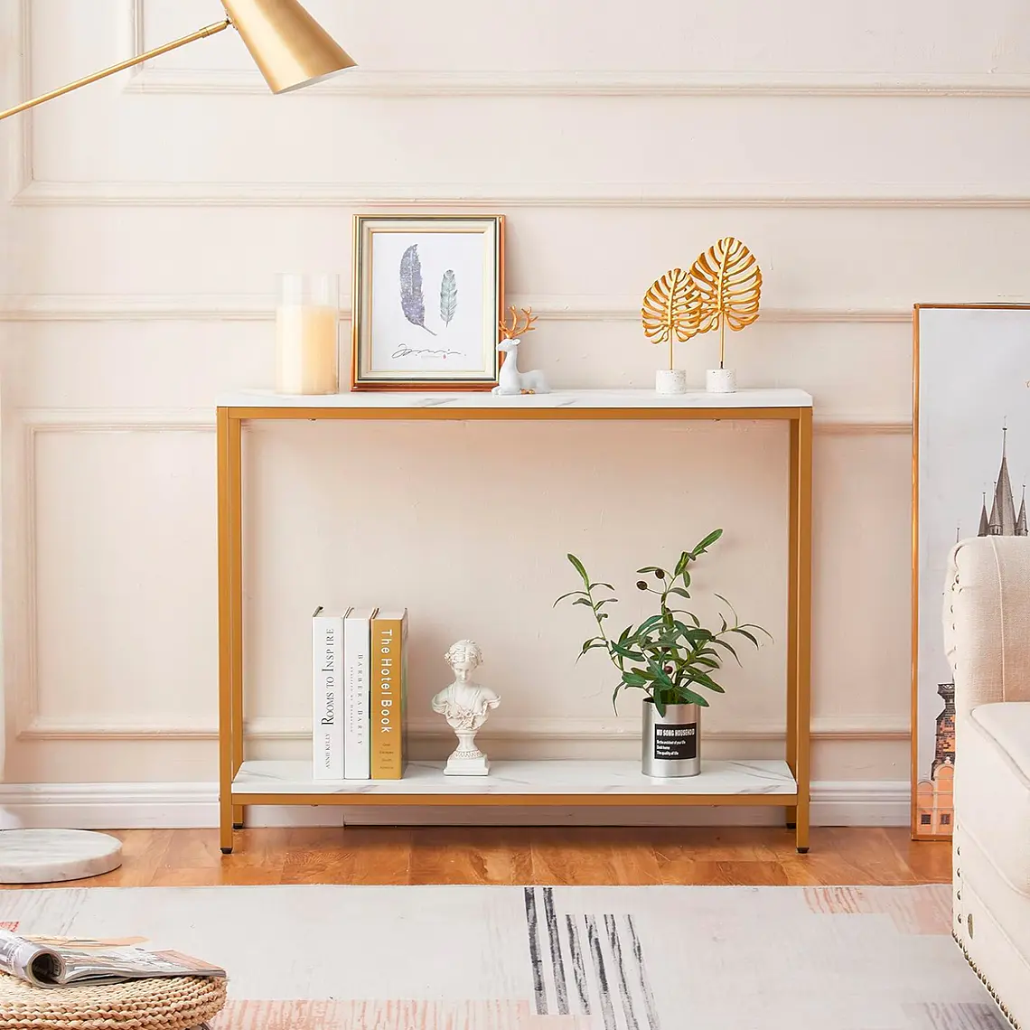 Arrimo white stone cubierta MDF marmol blanco 2