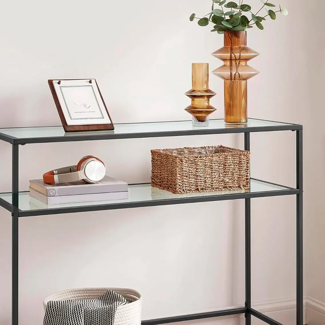 Arrimo vidrio dos niveles 100 cm 3