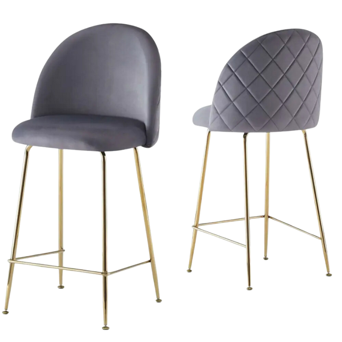 Taburete Breda Gold Velvet 66 cm 1